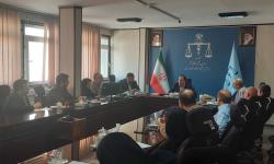 جلسه توجیهی فوریتهای اداری فواد در اداره کل پزشکی قانونی استان تهران